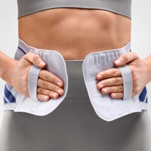 Bauerfeind LumboTrain Fitted Back Brace - Hand Straps
