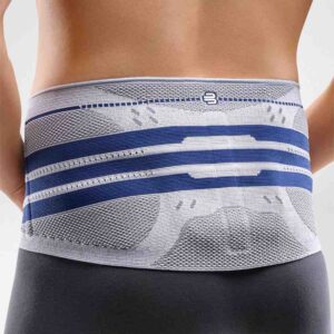 Bauerfeind LumboTrain Straight Back Brace - Posterior View