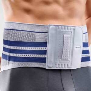 Bauerfeind LumboTrain Straight Back Brace - Anterior View