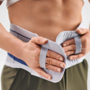 Bauerfeind LumboTrain Straight Back Brace - Hand Straps