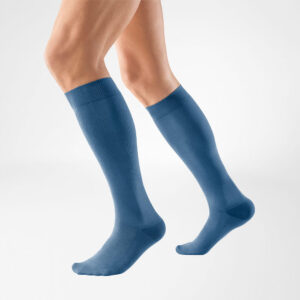 Bauerfeind VenoTrain Business Knee High Compression Socks (Denim)