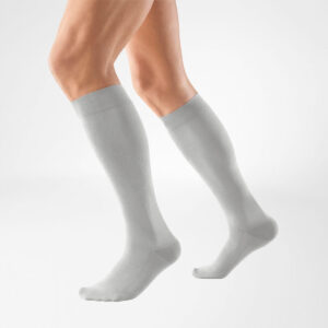 Bauerfeind VenoTrain Business Knee High Compression Socks (Gray)